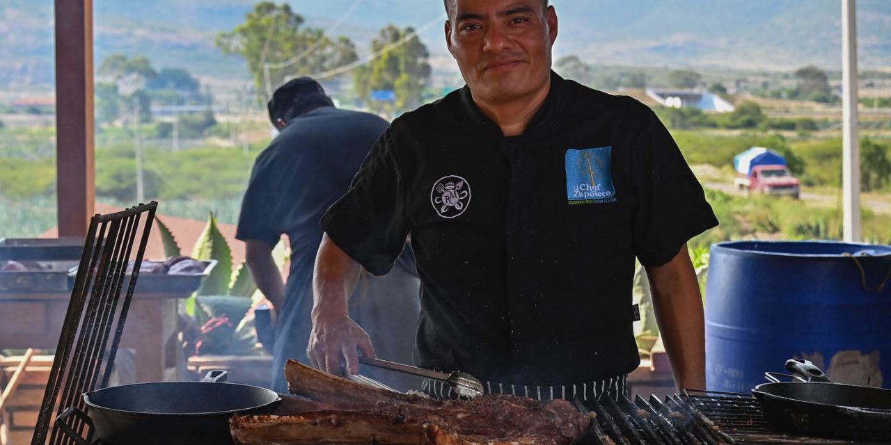Toda la carne al asador en El Chef Zapoteco