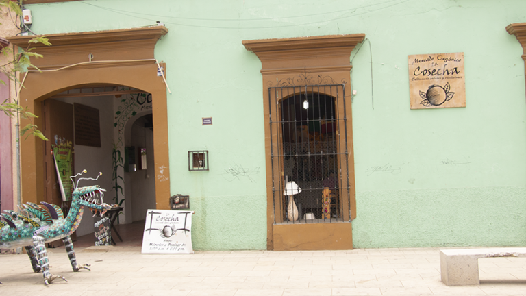 Mercado orgánico en Oaxaca