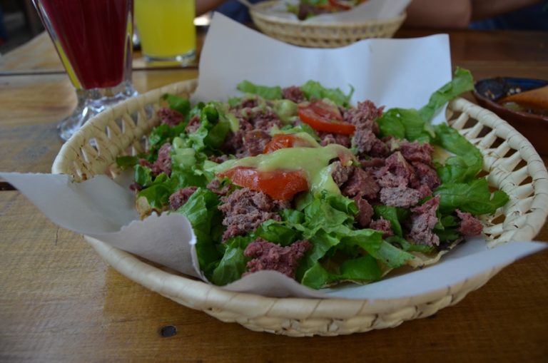 Tostada en La Cosecha