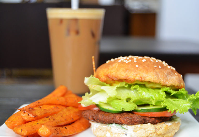 Hamburguesa Vegetariana en El Laberinto