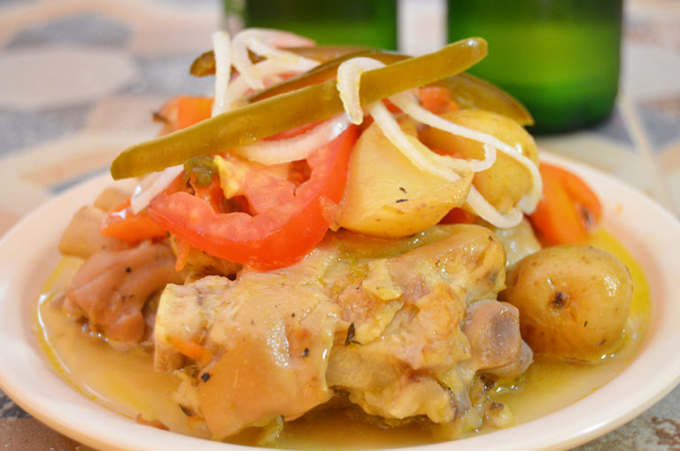 Patitas de  cerdo en vinagre