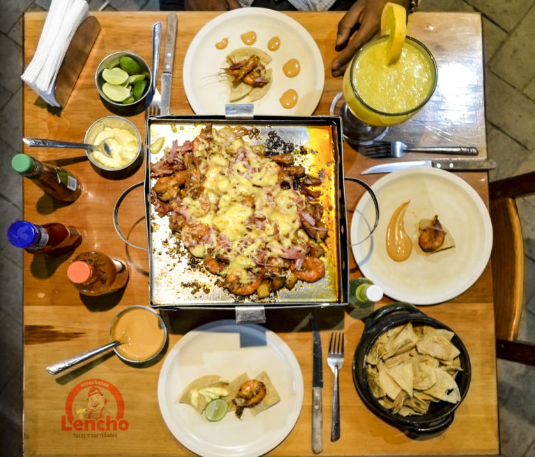Parrillada de mariscos en Arracheras Lencho