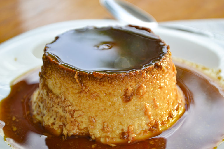 Flan casero de la Avellana