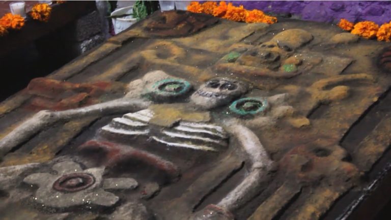 Tapetes de arena * Tradición fúnebre de Oaxaca