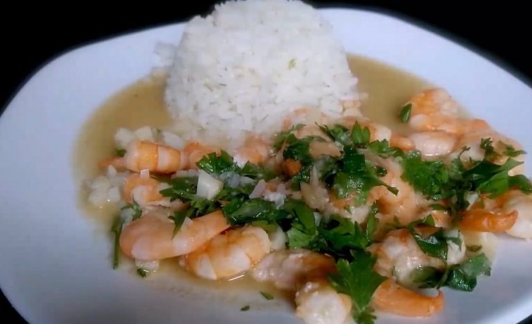 Camarones al mezcal con tamarindo