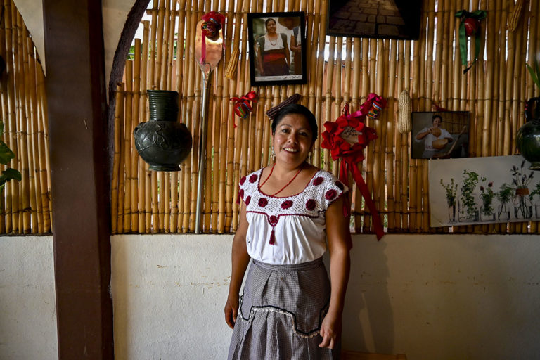 Catalina Lucas, depositaria de la cocina zapoteca