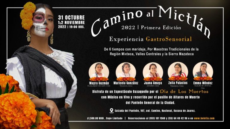 Camino al Mictlán, una experiencia gastrosensorial