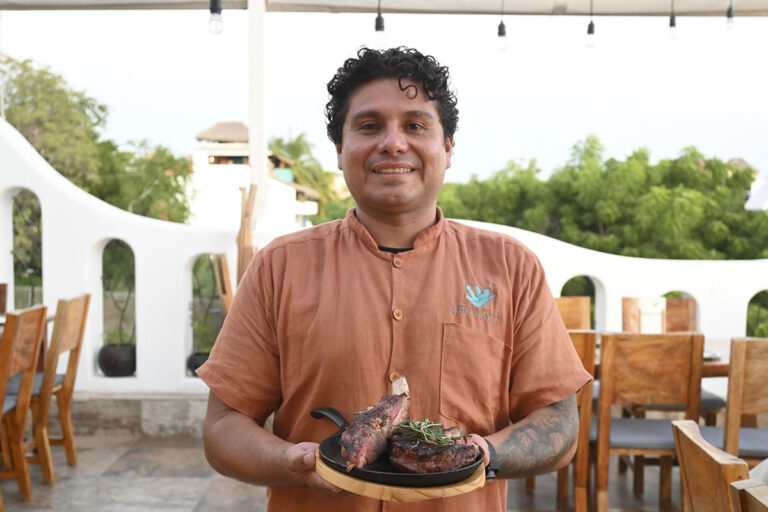 Pulpo y ostiones a la parrilla, delicias del mar en Metxcalli