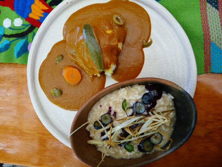 Un italiano en la cocina mixe